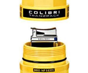 Hard polycarbonate exterior with foam inside. . Colibri tranzpack tsa and dot approved airline lighter case